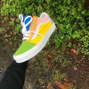 low top vans different colors